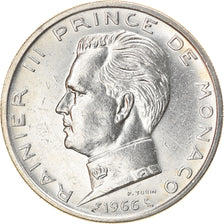 Münze, Monaco, Rainier III, 5 Francs, 1966, SS+, Silber, KM:141