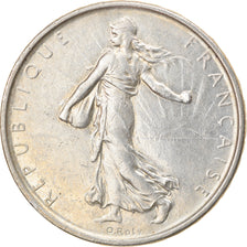Coin, France, Semeuse, 5 Francs, 1962, EF(40-45), Silver, KM:926, Gadoury:770