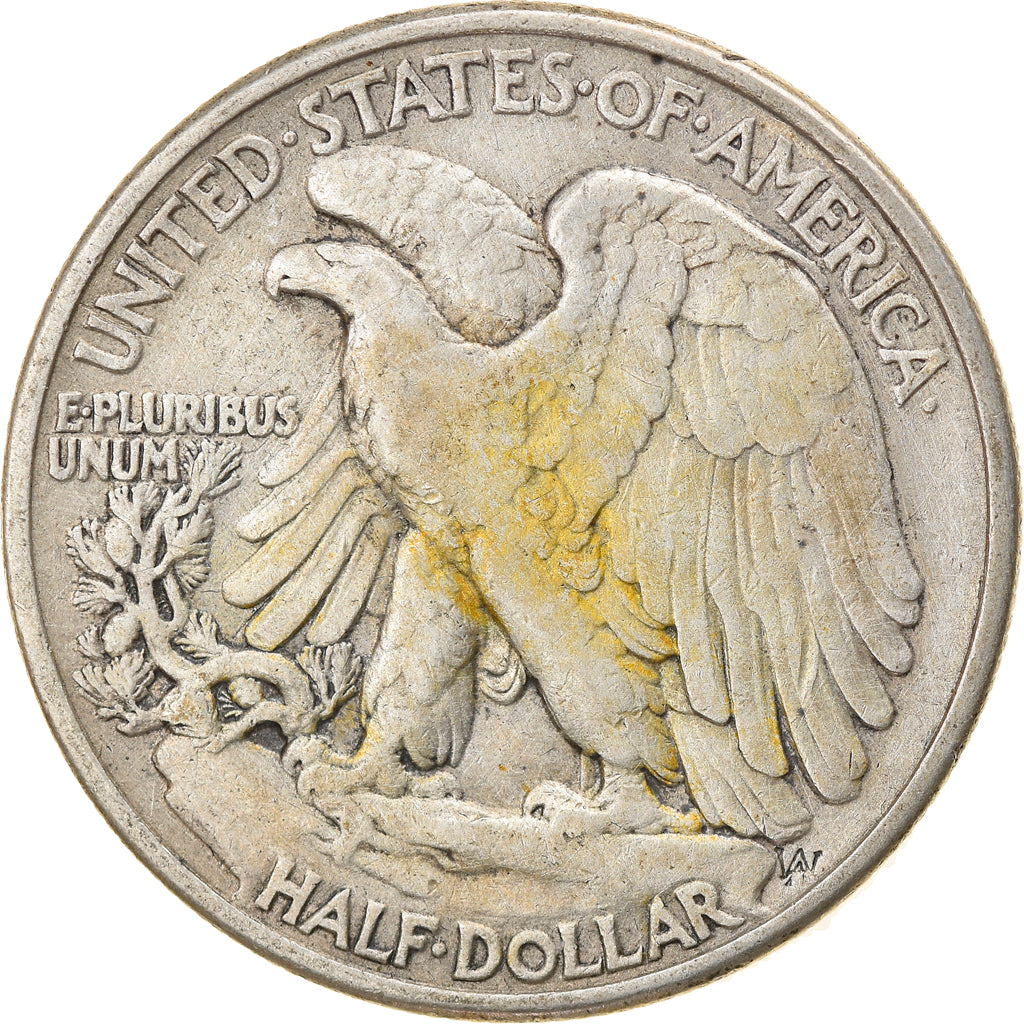 Coin, United States, Walking Liberty Half Dollar, Half Dollar, 1946, U.S. Mint