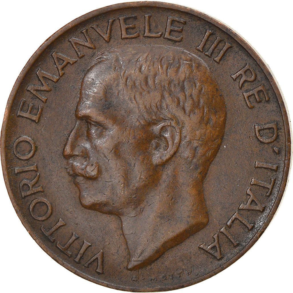 Coin, Italy, Vittorio Emanuele III, 5 Centesimi, 1923, Rome, AU(50-53), Bronze