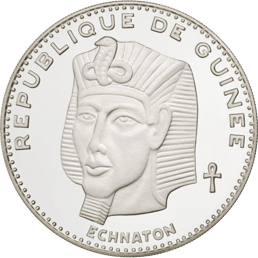 GUINEA, 500 Francs, 1970, KM #22, MS(64), Silver, 42, 28.16