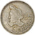 Moneta, Guatemala, 25 Centavos, 1987, EF(40-45), Miedź-Nikiel, KM:278.5