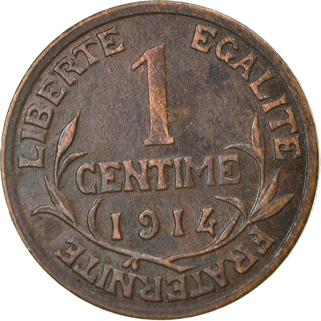 Münze, Frankreich, Dupuis, Centime, 1914, Paris, SS+, Bronze, KM:840