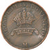 Coin, Italy, Centesimo, 1850, Milan, EF(40-45), Cuivre, KM:29