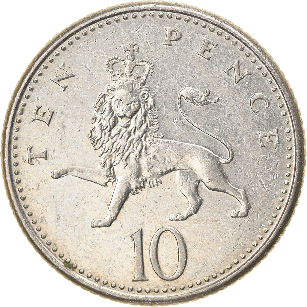 Coin, Great Britain, Elizabeth II, 10 Pence, 1992, VF(30-35), Copper-nickel