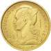 REUNION, 10 Francs, 1951, KM #E6, AU(55-58), Aluminum-Bronze, Lecompte #77, 3.05