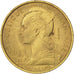 Moneda, La Reunión, 10 Francs, 1955, MBC, Aluminio - bronce, KM:E6, Lecompte:77