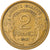 Moeda, França, Morlon, 2 Francs, 1941, Paris, VF(30-35), Alumínio-Bronze