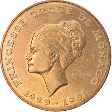 Coin, Monaco, Rainier III, 10 Francs, 1982, EF(40-45), Copper-Nickel-Aluminum