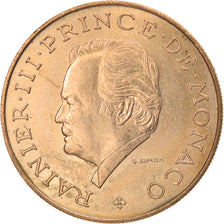 Coin, Monaco, Rainier III, 10 Francs, 1976, VF(30-35), Copper-Nickel-Aluminum