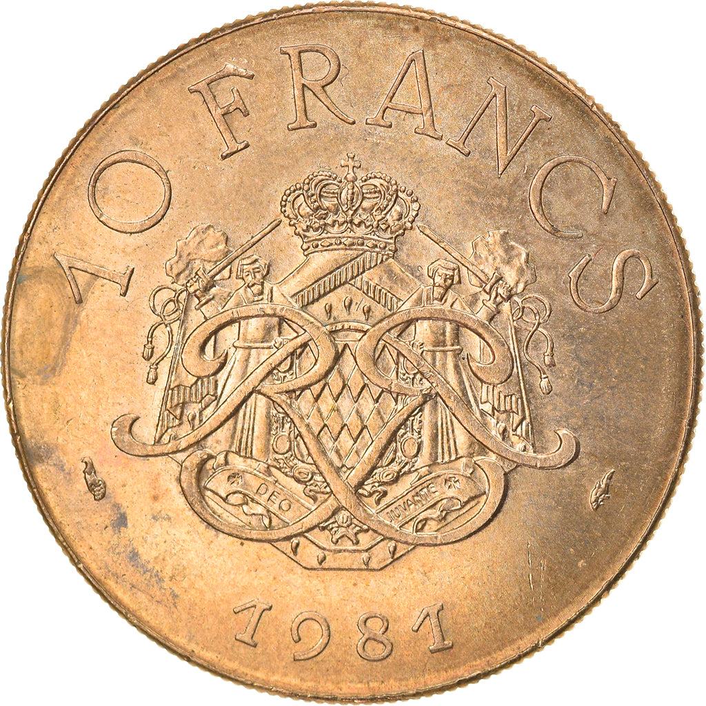 Coin, Monaco, Rainier III, 10 Francs, 1981, Paris, VF(30-35)