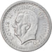 Moneta, Monaco, 1 Franc, Undated (1943), BB+, Alluminio, Gadoury:MC131