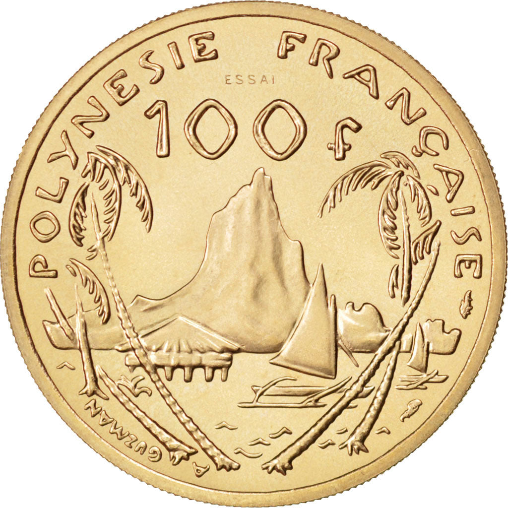 Polinesia francese, 100 Francs, 1976, SPL, Nichel-bronzo, KM:E4, Lecompte:123
