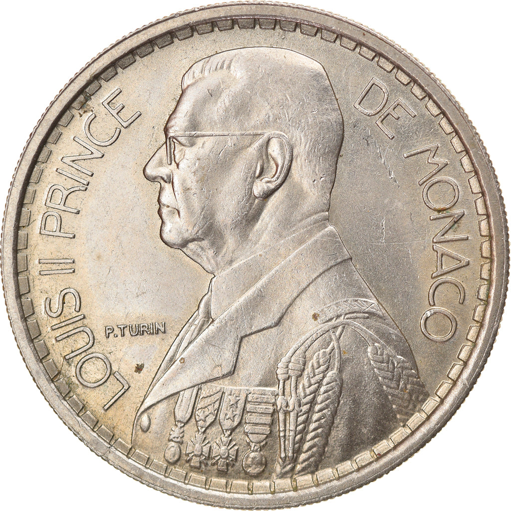 Moneta, Monaco, Louis II, 20 Francs, Vingt, 1947, Paris, BB+, Rame-nichel