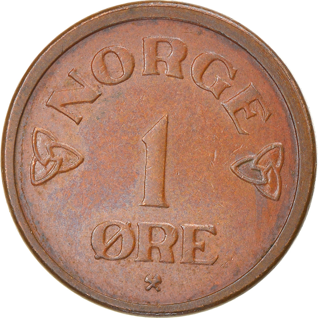 Coin, Norway, Haakon VII, Ore, 1954, EF(40-45), Bronze, KM:398