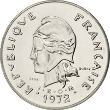 Coin, New Hebrides, 50 Francs, 1972, Paris, MS(60-62), Nickel, KM:E7