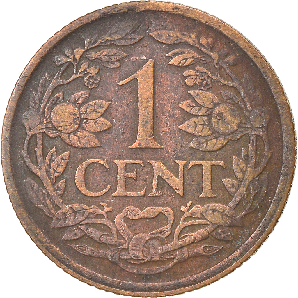 Münze, Niederlande, Wilhelmina I, Cent, 1918, SS, Bronze, KM:152