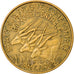 Munten, Staten van Equatoriaal Afrika, 25 Francs, 1972, Paris, ZF