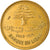 Moneda, Líbano, 10 Piastres, 1969, Paris, MBC, Níquel - latón, KM:26