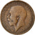 Moneta, Gran Bretagna, George V, 1/2 Penny, 1917, B+, Bronzo, KM:809