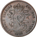 Moneda, Bélgica, Leopold I, 2 Centimes, 1836, MBC, Cobre, KM:4.2