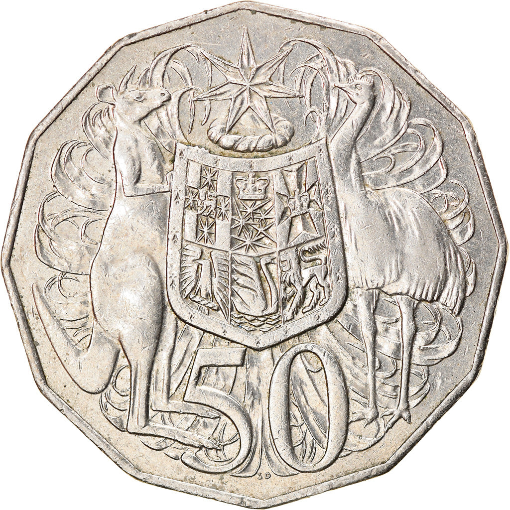 Moneta, Australia, Elizabeth II, 50 Cents, 2006, EF(40-45), Miedź-Nikiel