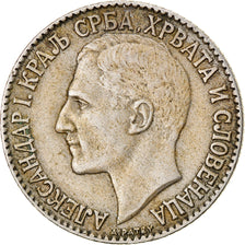 Coin, Yugoslavia, Alexander I, 2 Dinara, 1925, EF(40-45), Nickel-Bronze, KM:6