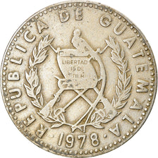 Coin, Guatemala, 25 Centavos, 1978, VF(30-35), Copper-nickel, KM:278.1