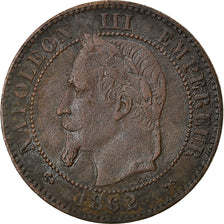 Coin, France, Napoleon III, 2 Centimes, 1862, Bordeaux, EF(40-45), Bronze