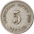 Coin, GERMANY - EMPIRE, Wilhelm II, 5 Pfennig, 1900, Karlsruhe, VF(30-35)