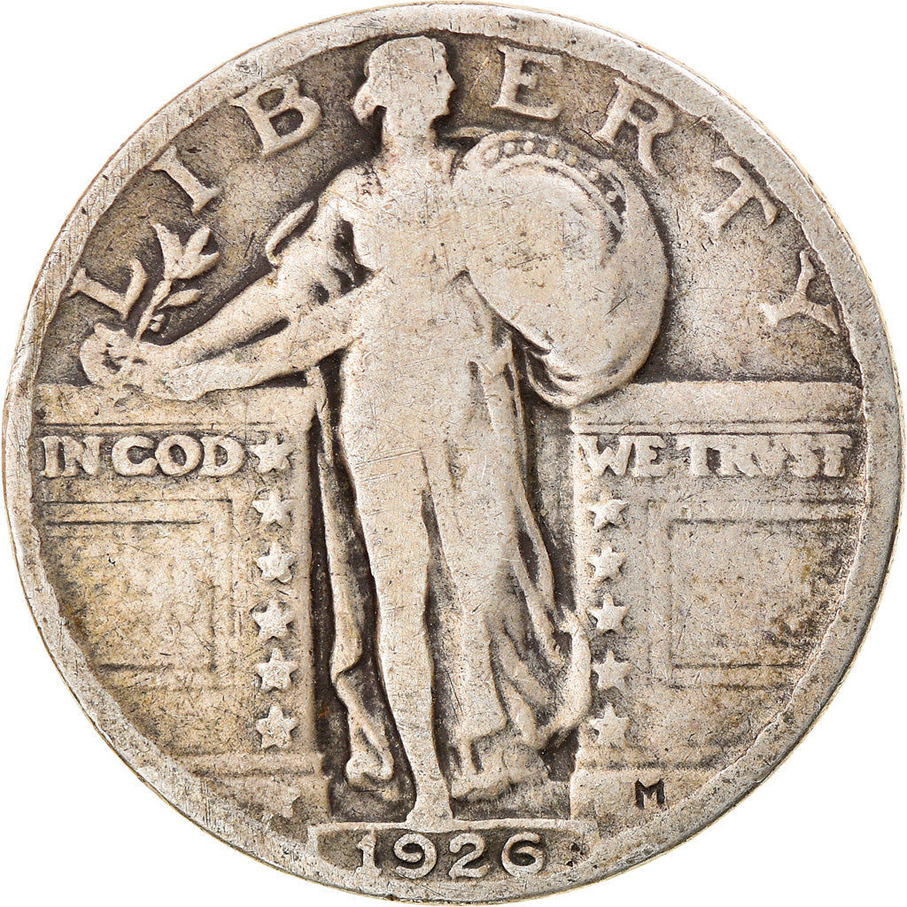 Coin, United States, Standing Liberty Quarter, Quarter, 1926, U.S. Mint