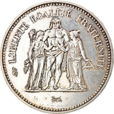 Coin, France, Hercule, 50 Francs, 1974, Paris, AU(50-53), Silver, KM:941.1