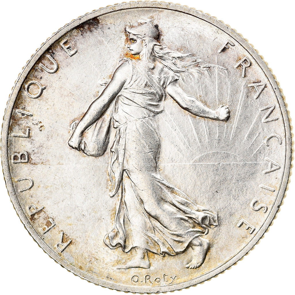 Coin, France, Semeuse, 2 Francs, 1920, Paris, AU(50-53), Silver, KM:845.1