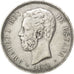 Spagna, Amadeao I, 5 Pesetas, 1871, BB, Argento, KM:666