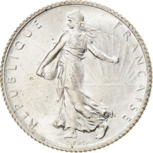 Coin, France, Semeuse, Franc, 1920, Paris, AU(50-53), Silver, KM:844.1