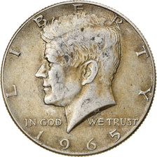Coin, United States, Kennedy Half Dollar, Half Dollar, 1965, U.S. Mint