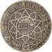 Coin, Morocco, Mohammed V, 5 Francs, AH 1352/1933, Paris, EF(40-45), Silver