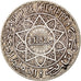 Coin, Morocco, Mohammed V, 5 Francs, AH 1352/1933, Paris, AU(50-53), Silver