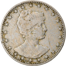 Coin, Brazil, 200 Reis, 1884, VF(20-25), Copper-nickel, KM:504