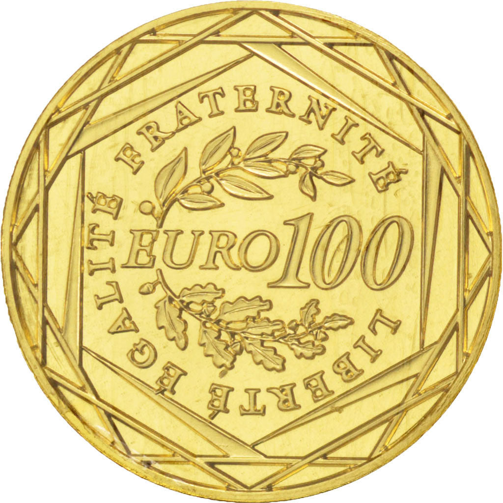 Vème République, 100 Euro Or Semeuse 2008, KM 1536
