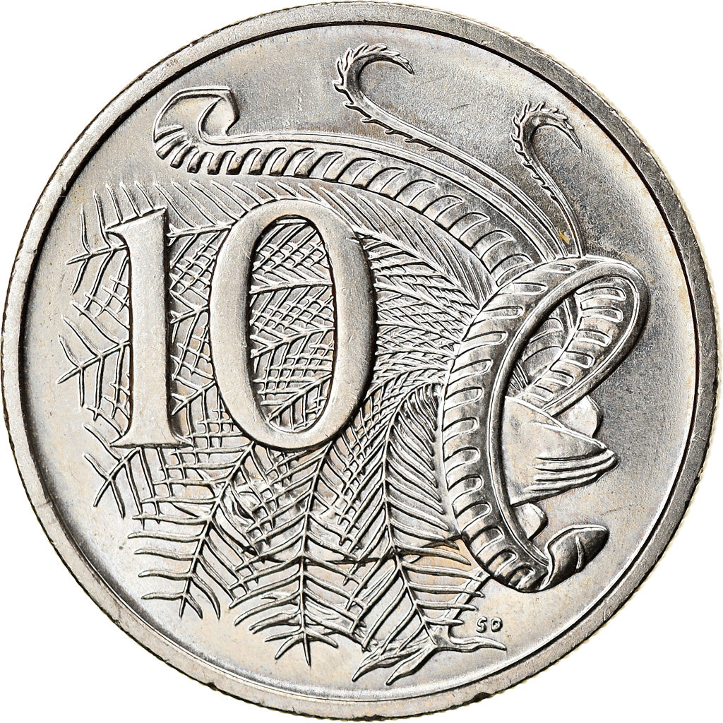 Coin, Australia, 10 Cents, 1994, EF(40-45), Copper-nickel, KM:81