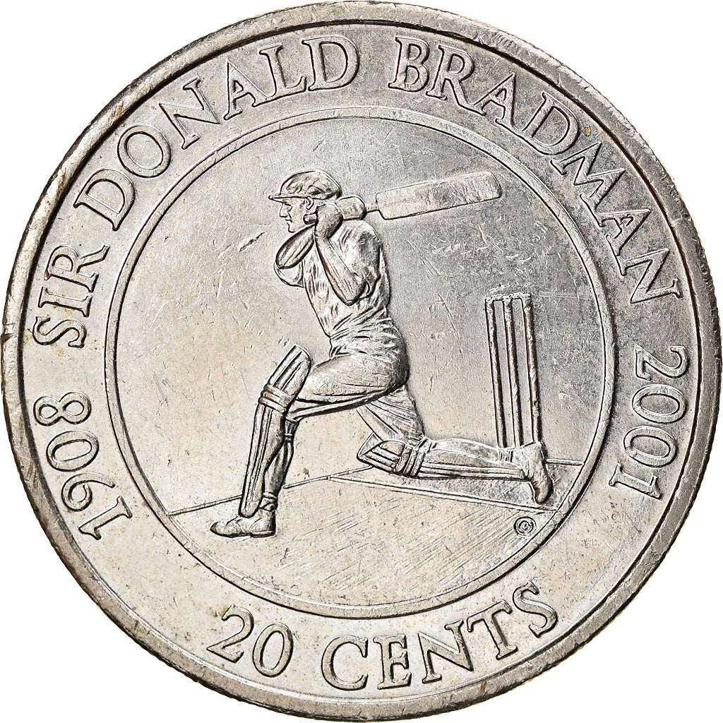 Coin, Australia, 20 Cents, 2001, EF(40-45), Copper-nickel, KM:589