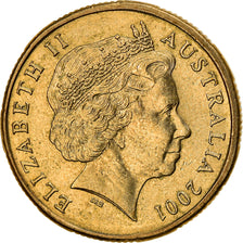 Münze, Australien, Dollar, 2001, SS, Aluminum-Bronze, KM:682