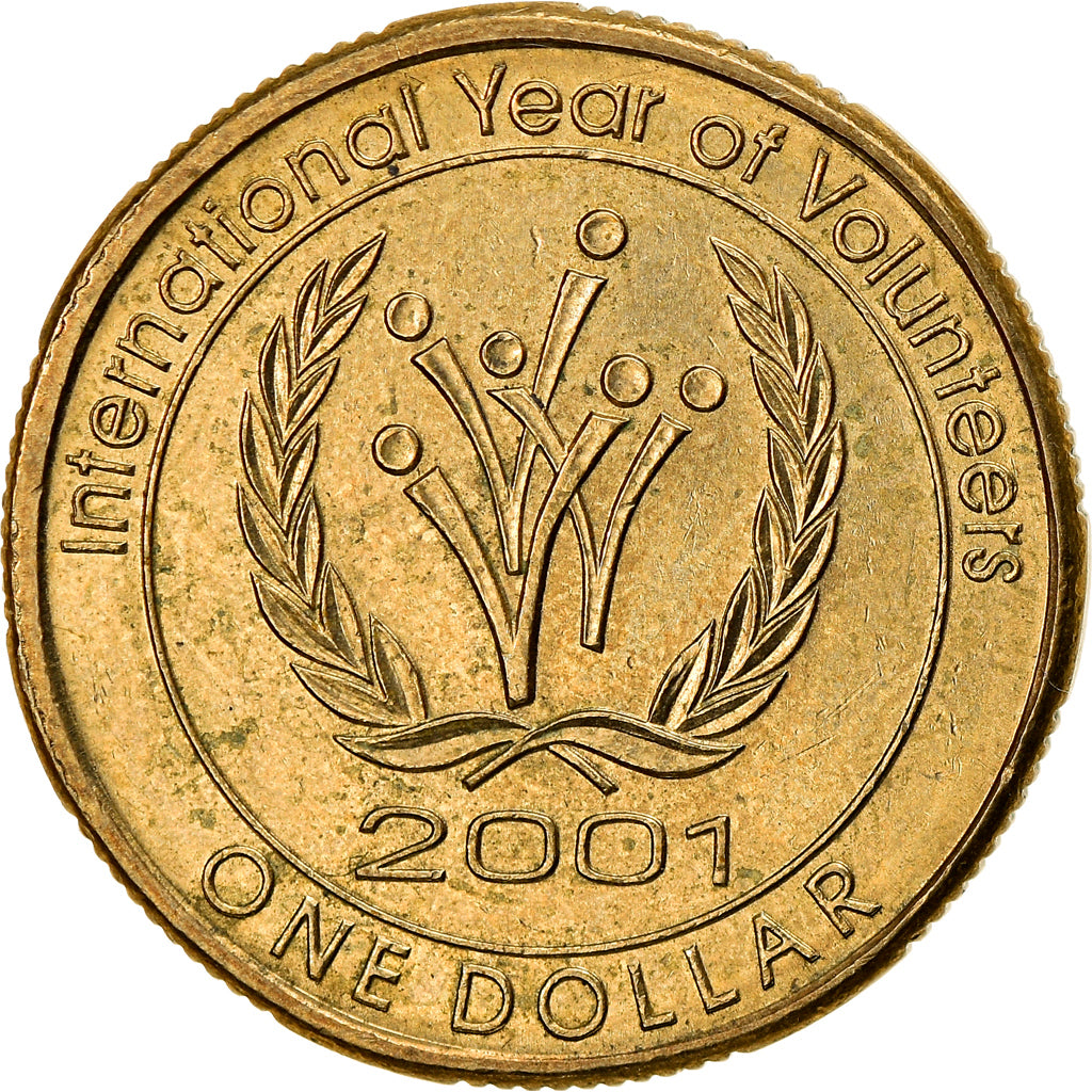 Coin, Australia, Dollar, 2001, EF(40-45), Aluminum-Bronze, KM:682