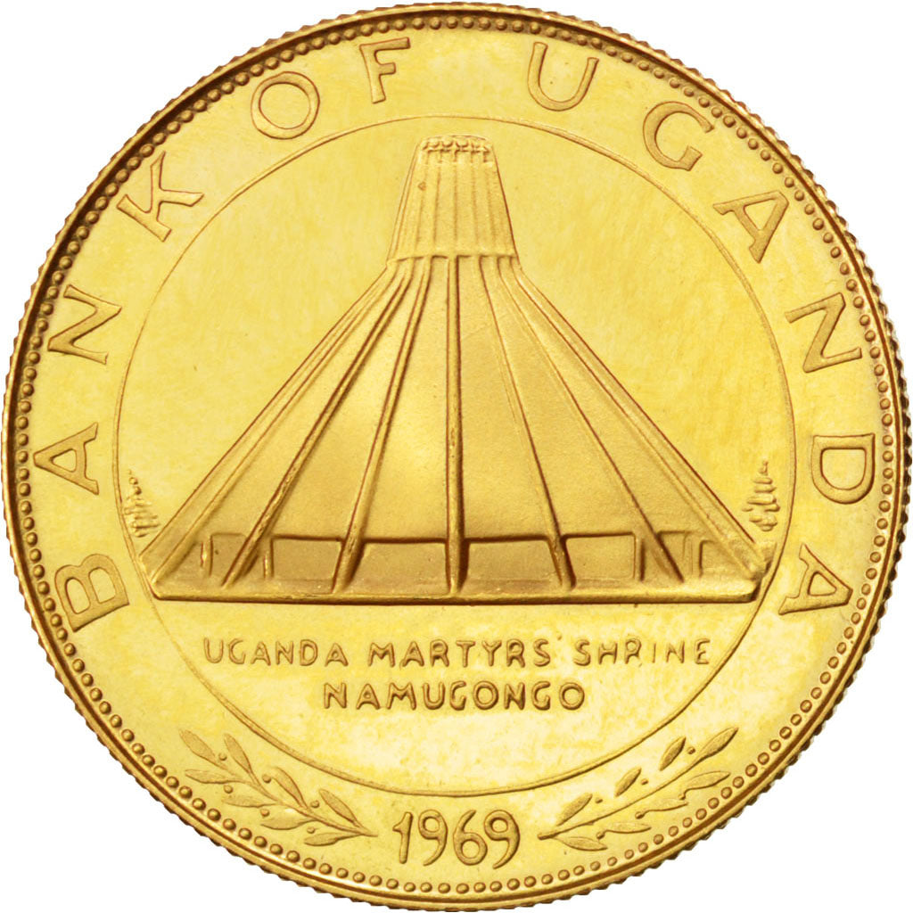 Uganda, 50 Shillings, 1969, PCGS, Oro, KM:14, graded
