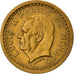 Moneda, Mónaco, Louis II, 2 Francs, 1943, Paris, MBC+, Aluminio, KM:121