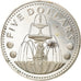 Coin, Barbados, 5 Dollars, 1973, Franklin Mint, BE, AU(55-58), Silver, KM:16a