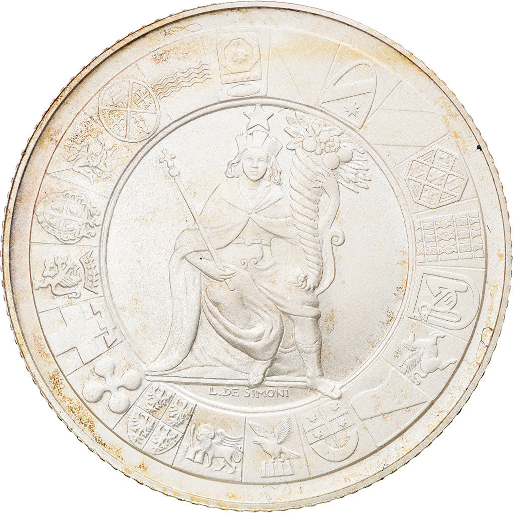 Italie, 5 Euro, 60ème anniversaire de la République italienne, 2006, Rome