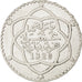 MOROCCO, Rial, 10 Dirhams, 1911, bi-Bariz, KM #25, EF(40-45), Silver, 24.91
