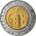 Coin, San Marino, 500 Lire, 1992, Rome, MS(60-62), Bi-Metallic, KM:286